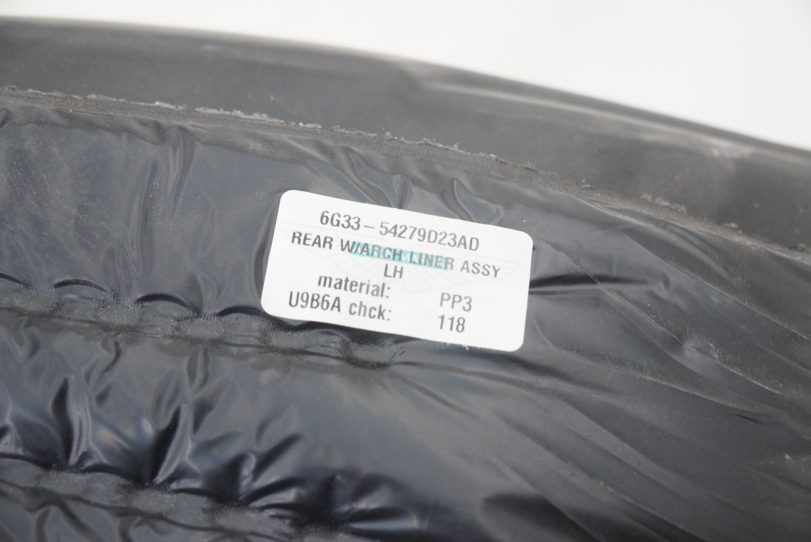Rear Left Inner Quarter Wheel Well Liner Arch Shield Aston Martin V8 Vantage