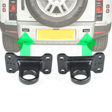 2Pcs Black Rear Tow Trailer Hook for Land Rover Defender 130 110 90 2020-2025