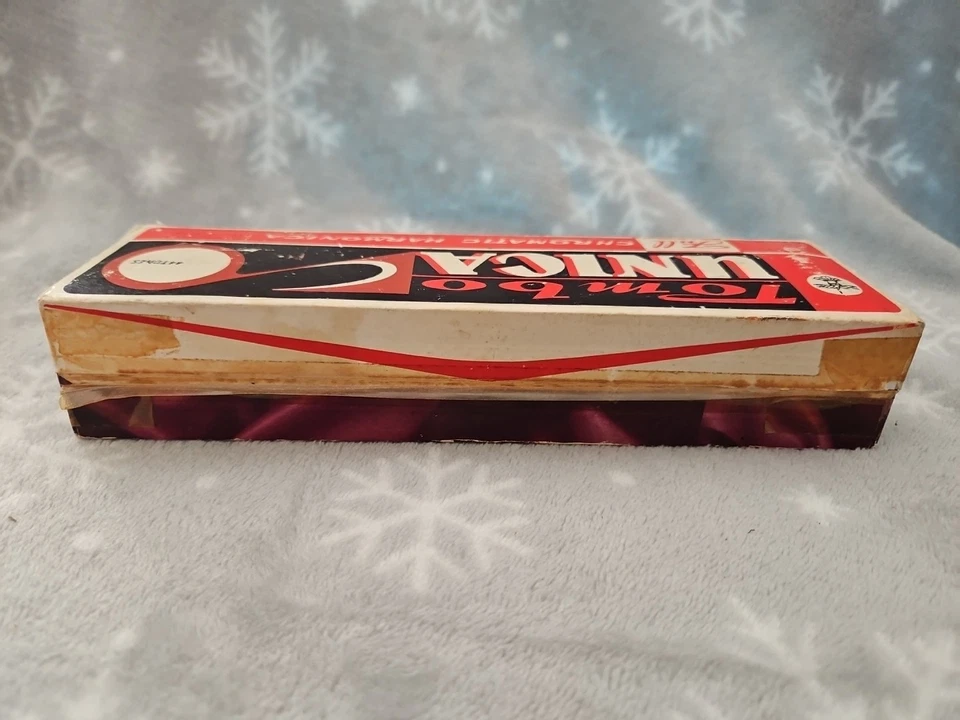 TOMBO Full Chromatic Harmonica 22 Holes Sliding Type 44 Tone No. 1244 Unica - Image 4 of 4