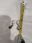 Sterling silver Dangle/Drop Leverback Earrings No Stone 1 in — photo 1