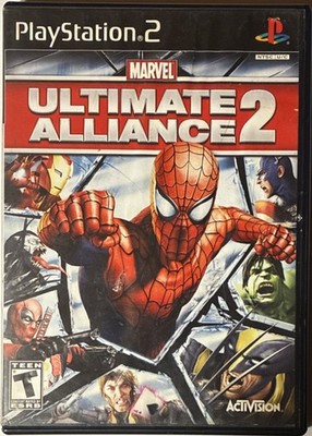 Marvel: Ultimate Alliance 2 PlayStation 2 PS2 2009 Activision NTSC-U/C CIB