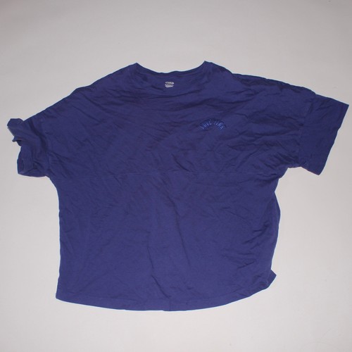 T-shirt Décolleté (scoop) Victoria's Secret PINK - Taille XS, Logo Bleu - Occasion Très Bon état