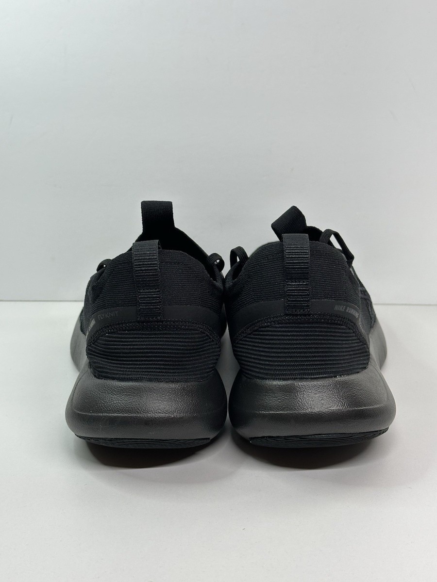 Nike Free Run Flyknit Triple Black Running Sneaker Shoe  display picture 3