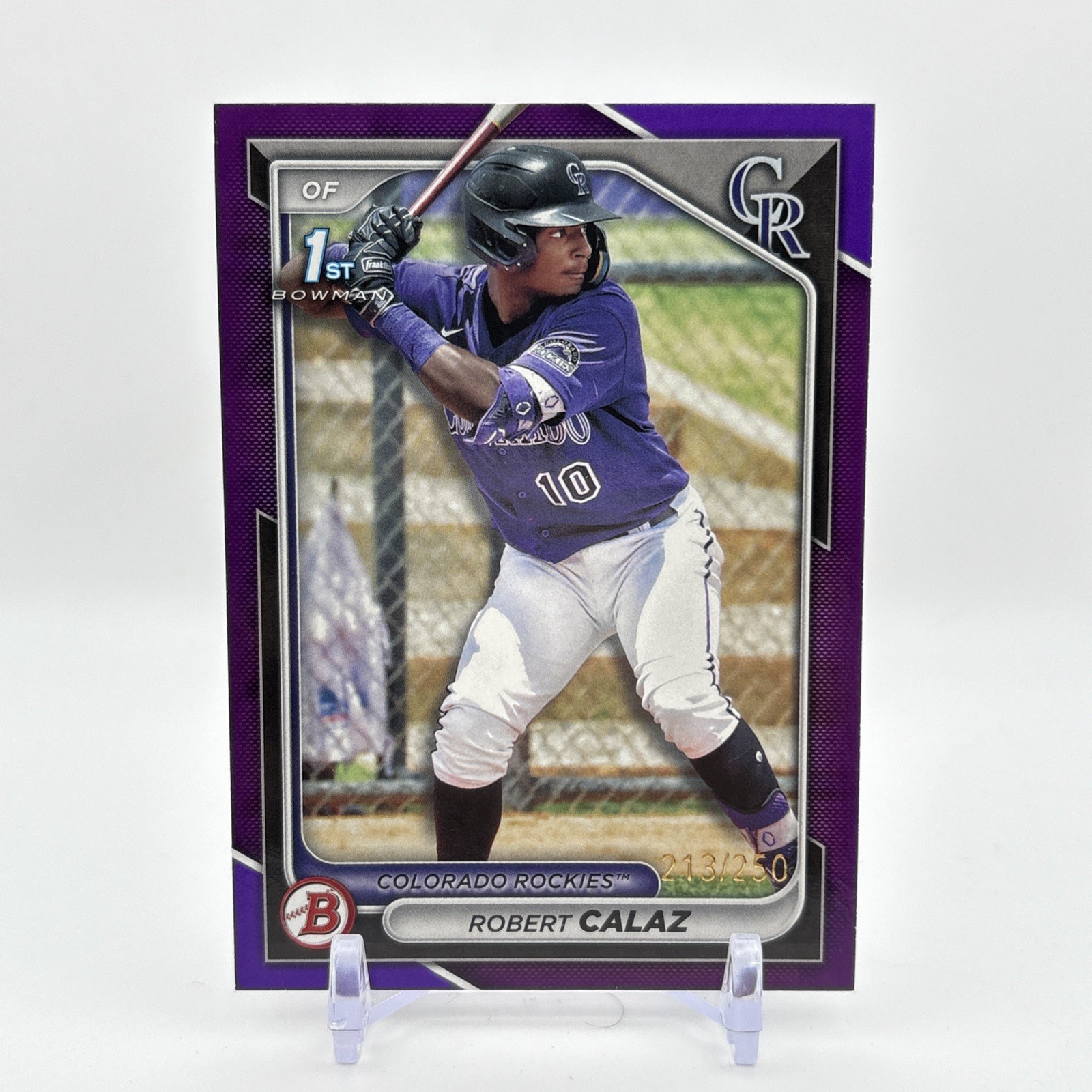 2024 Bowman Prospects Purple Border /250 Robert Calaz #BP-131