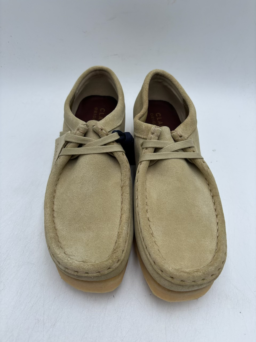 Clarks Originals WALLABEE 55545 Men's NEW Suede Shoes Maple