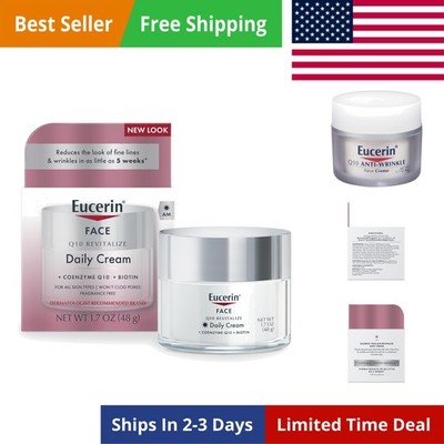 Q10 Anti-Wrinkle Face Cream, Unscented Face Cream for Sensitive Skin, Mothers...