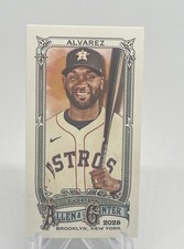 2025 Topps Allen & Ginter Baseball Yordan Alvarez A&G Back Mini Card #32