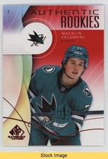 2024 Upper Deck SP Game Used Authentic Rookies Red Macklin Celebrini READ 0d8j