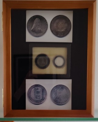 Gottfried Wilhelm Leibniz German  Commemorative Coin Set in Display Case