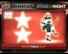 2021-22 Upper Deck Credentials #2S-10 Kevin Fiala Star of the Night: Second Star