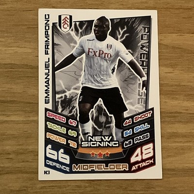 Match Attax Extra 2012/13 Emmanuel Frimpong Neu Signiert (Beschreibung lesen)