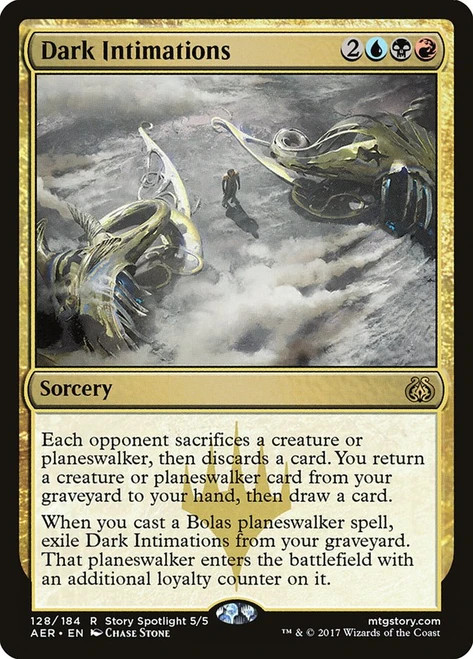 LP Dark Intimations, MTG, Aether Revolt, Magic the Gathering, 128 *F