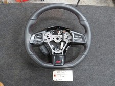 2021 Subaru Wrx Sti Steering Wheel Assembly Leather Red Stitched Oem 2015-2021