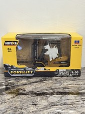 Huina 1717 Die-Cast Forklift 1:50 Scale Metal Model Toy - New Sticker damage