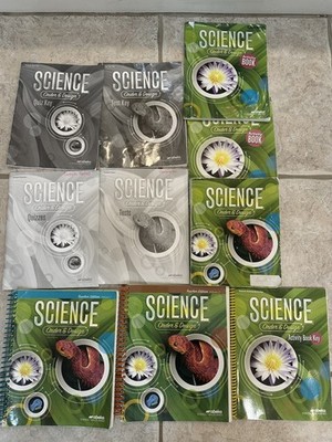 Abeka 7th Grade Science Order and Design 2nd Ed., Teacher Keys & Student Text