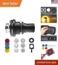 Bowens Mount Optical Snoot Conical, Flash Projector Attachment, Spotlight Sno...