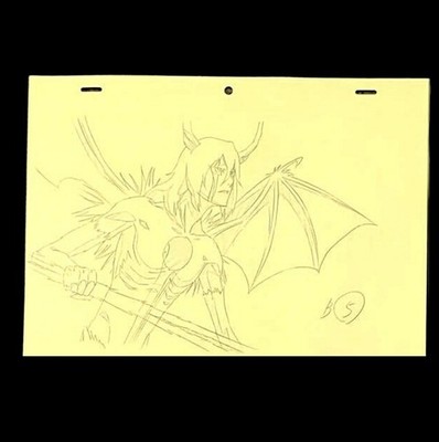 Bleach : Ulquiorra Cifer animation genga + Not Animation Cel or Anime douga