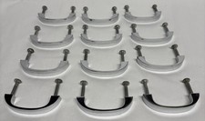 Vintage Stanley Chrome Brass Cabinet Door Handle Drawer Pulls Lot Of 12