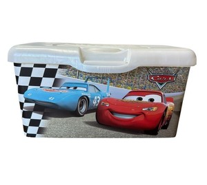 Huggies Empty Pop Up Baby Wipes Container Lightning McQueen Disney Cars Mater