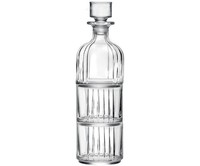 RCR Cristalleria Italiana Set Flasche Und 2 Stapelbare Becher Im Combo-Stil