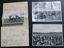  original german ww2 Wk2 Bundle Lot Soldiers Letter Sammelwerk Photos