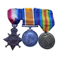WW1 1914/15 Trio of Medals - 66107 Pte J N Weeks R.A.M.C.