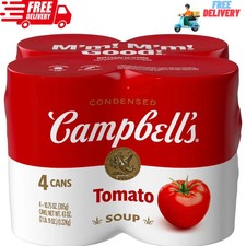 Campbell's Tomato Condensed Soup 10.75 Oz. Pack of 4