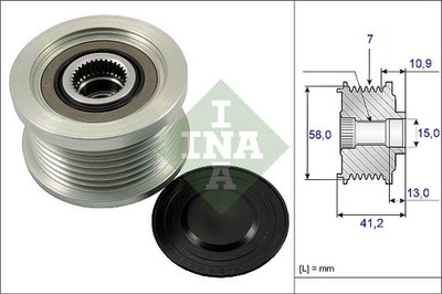 GENERATORFREILAUF FÜR TOYOTA - SCHAEFFLER INA 535 0173 10
