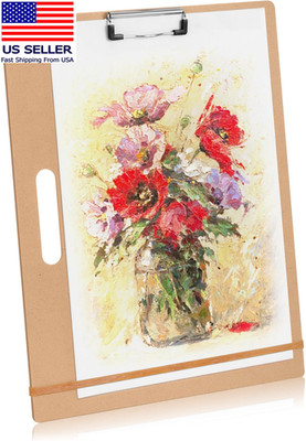 13'' X 17'' Artist Sketch Board with Handle - Portable Clipboard for Painting and 