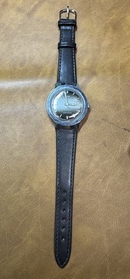 Vintage 1970s Timex Day Date Manual Wind Gray Dial Men s Watch 36mm