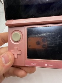 Nintendo 3DS Pearl Pink Handheld Handheld Console System CTR-001 Tested Fair