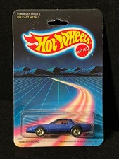 1980’s Hot Wheels 80's Firebird No. 3971 Blue w/ Silver Tampo & Gold BW NEW