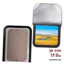 RV Door Window Shade Cover, Sun Blackout Fabric for Camper Privacy Brown