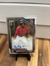 Starlyn Nunez 2024 1st Bowman Chrome AUTO Red Sox Prospect AUTOGRAPH RC 