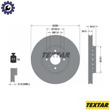 2x BRAKE DISC 92254603 FOR RENAULT WIND LODGY SCENIC/II/MPV LUTECIA Megane/van