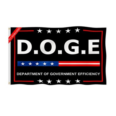 Bolcagob Double Sided Doge D.O.G.E. Department Of Government Efficiency Flag