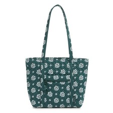 Vera Bradley Premium Cotton Small Vera One Size, Gotham Green Bandana Paisley