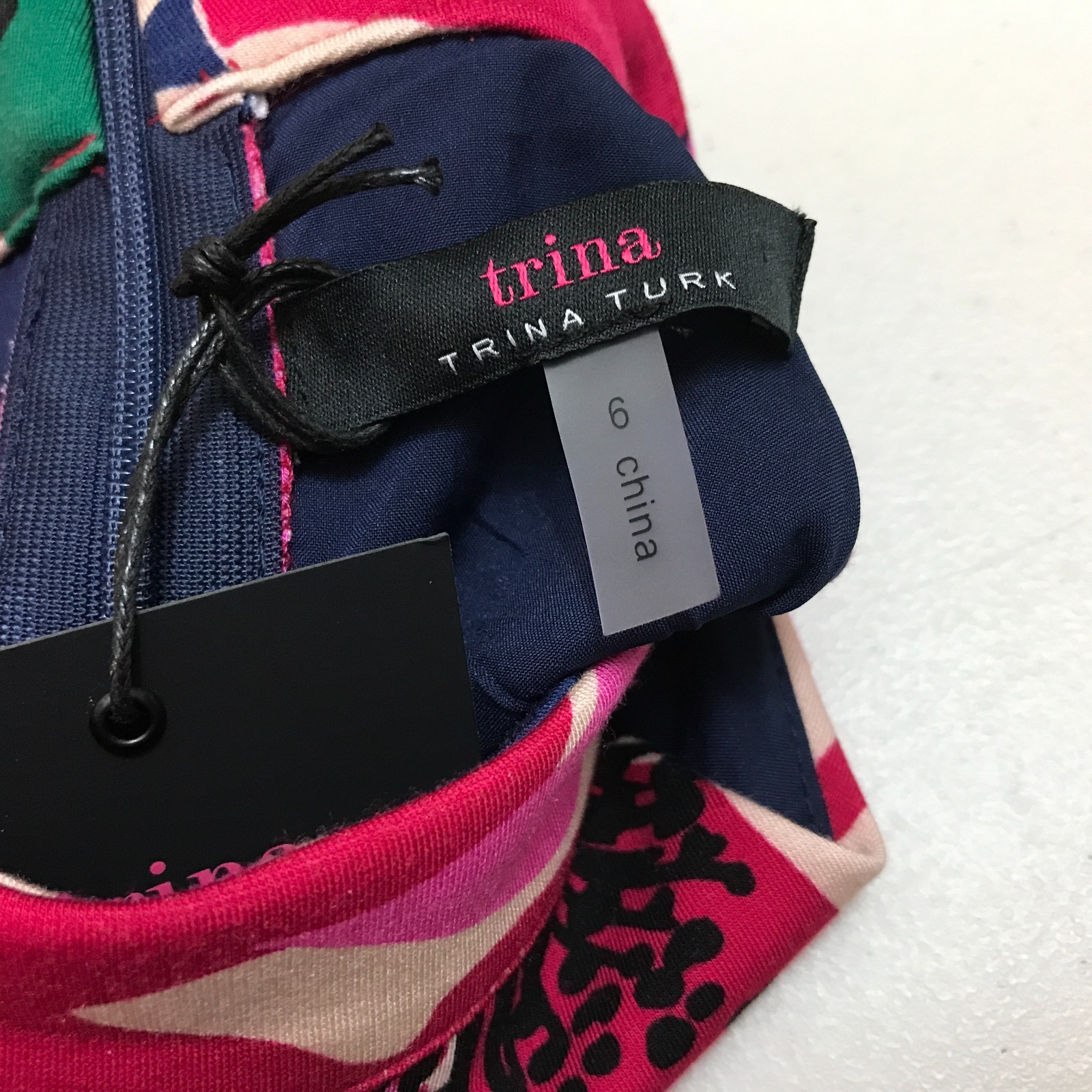 NWT Trina Turk Emotion Floral Ponte Dress Multicolor Floral Size 6