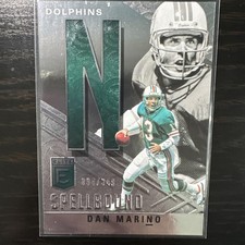 2021 Panini Donruss Elite Spellbound Dan Marino Dolphins 334/349