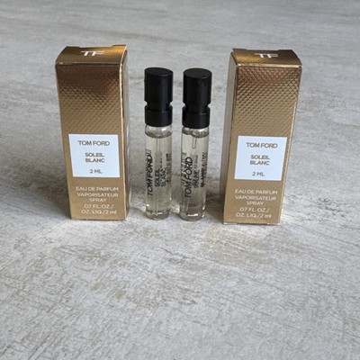 2x Tom Ford SOLEIL BLANC Eau de Parfum Sample  Spray 2 ml / 0.07 fl oz