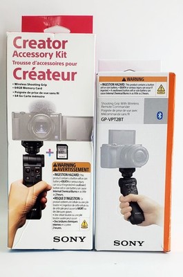 Sony Creator Accessory Kit ACCVC1 Shooting Grip + Bluetooth Remote + 64GB SD