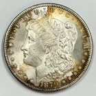 1879-S $1 Morgan Dollar 90% Silver San Francisco US Coin BU LUSTER TONING!