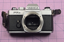 Yashica FR II 35mm Film SLR Camera Body, Chrome - Untested