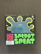 Needoh Sploot Splat Blue Brand New Still In Box Squishy Toy