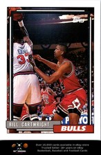 1992-93 Topps BASKETBALL #165 Bill Cartwright