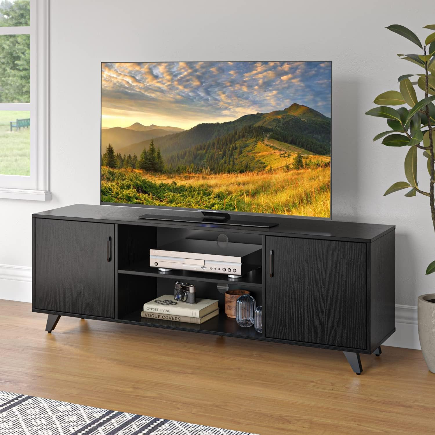 For Up To 50" Tvs With Storage & Open Shelves
