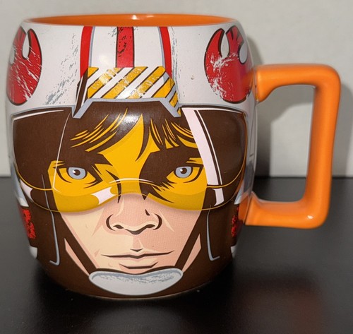 Star Wars Luke Skywalker Coffee Mug Cup X-WING PILOT Disney Store Exclusive