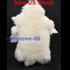 US!!! Genuine Sheepskin Fluffy Fur 60x100cm Sheepskin Rugs Windward Natural Soft