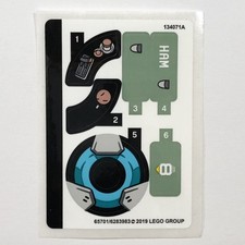 LEGO STICKER SHEET 75976 Overwatch Wrecking Ball Stickers Decals