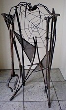 Kaminbesteck "Spinne", Schmiedeeisen